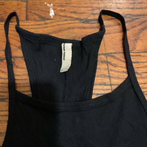 American apparel black taser back tank - Picture 2 of 3